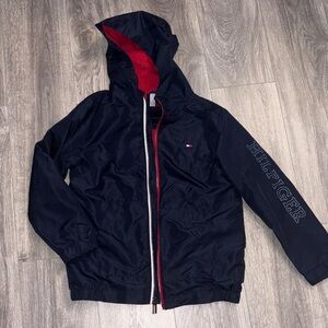 Tommy Hilfiger Dark Blue Jacket with Red Trim